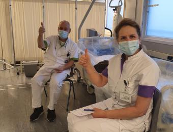 Eerste medewerkers gevaccineerd