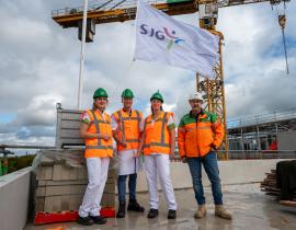 Nieuwbouw SJG Weert bereikt hoogste punt