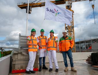 Nieuwbouw SJG Weert bereikt hoogste punt