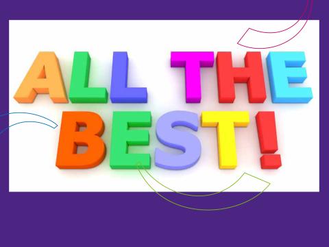 All the best