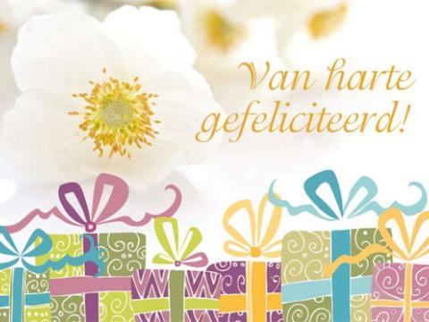 Van harte gefeliciteerd